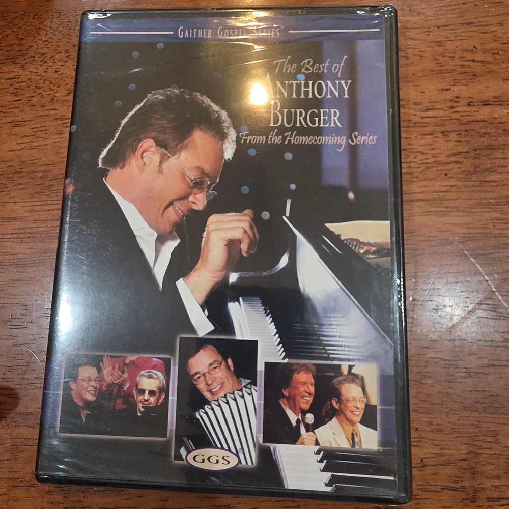Gaither DVD The Best of Anthony Burger Homecoming Series New Sealed Gospel Piano